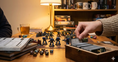 people playing table games