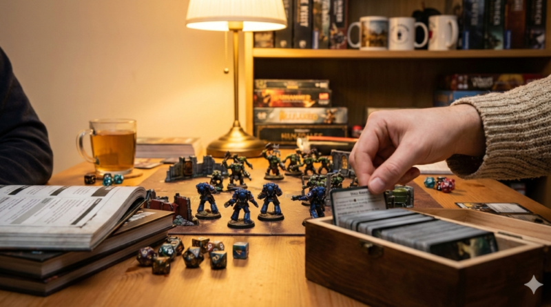 people playing table games